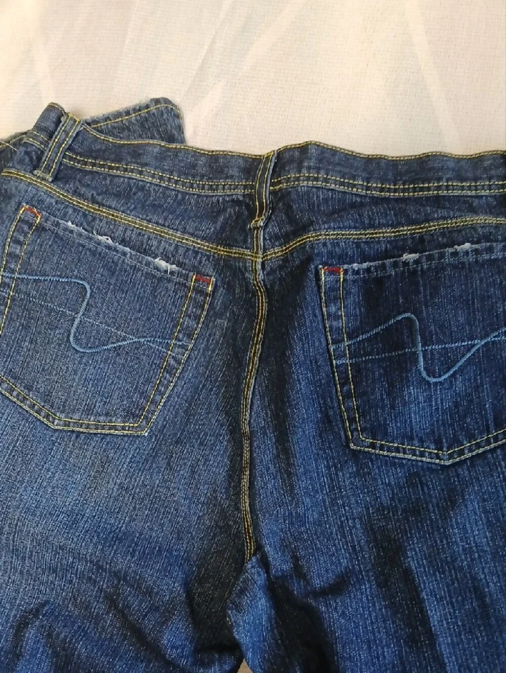 Zena Men's Straight Denim Jeans in Dark Blue